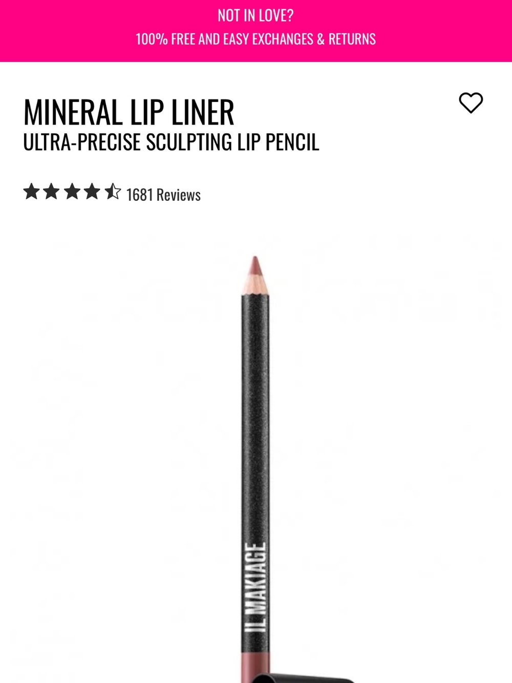 IL MAKIAGE Mineral Lip Liner - SPICE Matte color